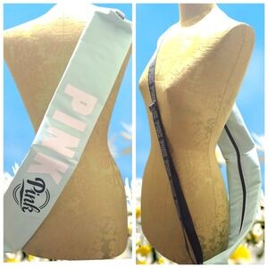 Victoria's Secret PINK Yoga Mat Carrying Case Bag Green Insulated Drink Cooler